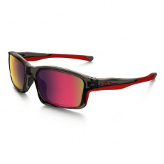 Ochelari de soare OAKLEY Chainlink Grey Smoke w/ OO Red Iridium Polarized (OAK-OO9247-10) foto