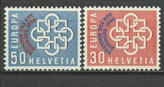Elvetia 1959 - Europa, serie neuzata supr PTT foto