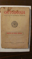 GE &amp;quot;Ortodoxia&amp;quot; anul VII nr. 1 01 - 03 1955 &amp;quot;Hristos in Viata Sociala&amp;quot; Patriarhia foto