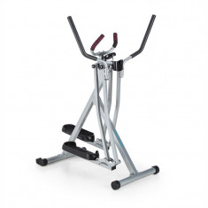 CAPITAL SPORT Cross Walker Air-Walker X-Walker Cross Trainer, mi?care oscilatorie pe verticala ?i pe orizontala negru/argintiu foto