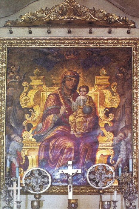 SV125 Suceava Hagicadar 500 ani - Fecioara Maria cu pruncul Biserica Sf. Cruce