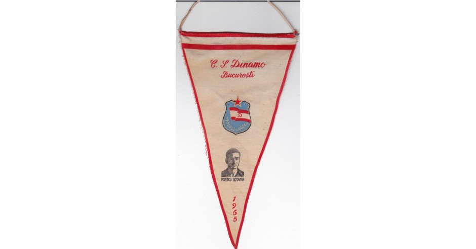 Fanion Vintage Dinamo Bucuresti - Banderin De Club - Football Roumain