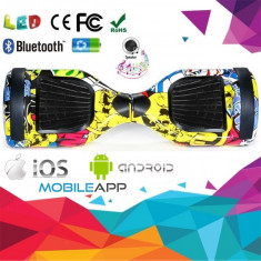 ULTIMA NOUTATE Hoverboard - Scooter Electric cu Bluetooth Aplicatie Android/IOS foto
