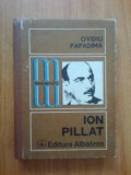 E3 Ion Pillat- Ovidiu Papadima