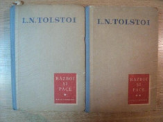 RAZBOI SI PACE de L.N. TOLSTOI , VOL I-II 1959 foto