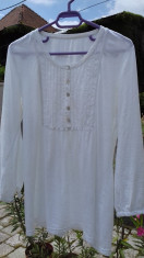 Bluza alba din bumbac H&amp;amp;M mas.L foto