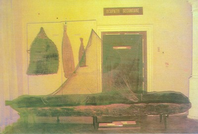 CP MS038 Muzeul Judetean Mures - Sectia Etnografie - Unelte de pescuit foto