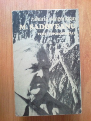 k3 M. Sadoveanu - Teme fundamentale - Zaharia Sangeorzan foto