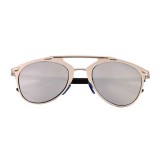 Ochelari Soare Unisex Aviator Style - Model Foarte Frumos , UV400 - 3, Protectie UV 100%