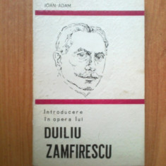 b2c Introducere In Opera Lui Duiliu Zamfirescu - Ioan Ada