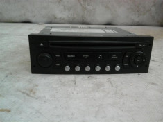 Radio CD Citroen C4 / C3 / C2 / Peugeot 307 / 206 / 207 An 2004-2010 cod 9660646877 foto