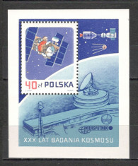 Polonia.1987 30 ani cosmonautica-Bl. SP.385 foto