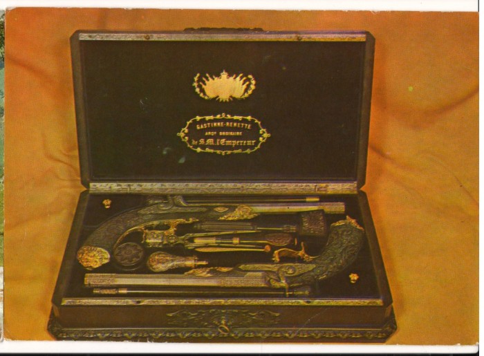 CPI (B8639) CARTE POSTALA - TRUSA DE PISTOALE OFERITE DOMNITORULUI AL.I. CUZA