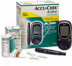 Glucometrul Accu-Chek Active + 10 teste foto