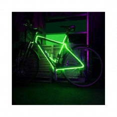 Kit fir luminos decorativ tuning cadru bicicleta Verde 3 M foto