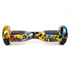 Hoverboard Koowheel S36 Yellow Graffiti 6,5 inch foto