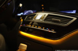 Fir cu lumina ambientala auto decorativ luminos neon flexibil 3M Galben