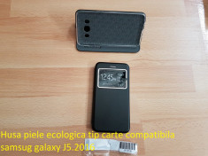 Husa piele ecologica tip carte compatibila samsug galaxy J5.2016 foto