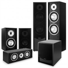 Auna negru-Line 5.1 home theater set de sistem de sunet negru foto