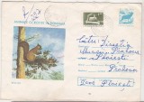 bnk ip Intreg postal 1977 - circulat - fauna - Veverita