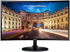 Monitor VA LED Samsung 23.5&amp;amp;quot; LC24F390FHUXEN, Full HD (1920 x 1080), HDMI, VGA, 4 ms, Ecran Curbat (Negru) foto