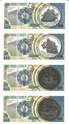 !!! CUBA - SET 6 BANCNOTE DE PREZENTARE AMBARCATIUNI COLONIALE 2013 - UNC foto