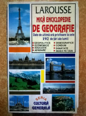 Mica enciclopedie de geografie Larousse foto