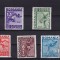 ROMANIA 1937 LP 121 A 8-a BALCANIADA DE ATLETISM SERIE MNH