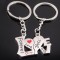 Set Breloc Chei Pentru Cuplu / Indragostiti - LOVE YOU FOREVER - Set 2 Bucati