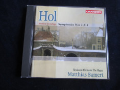 Richard Hol . Matthias Bamert - Hol : Symphonies 2 &amp;amp; 4 _ cd _ Chandos (UK) foto