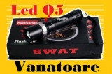 Lanterna Zoom led CREE Incarcator Casa+ Auto+ Acumulator +Lupa Zoom