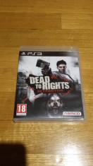 PS3 Dead to rights Retribution - joc original by WADDER foto