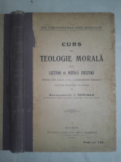 ARH. I.SCRIBAN (dedicatie/semnatura) CURS DE TEOLOGIE MORALA, 1915 foto