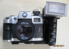 Aparat foto pe film 35 mm Olympia cu Blitz - Optical lens. foto