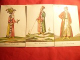 Set 3 Ilustrate necaroiate -Boieri sec,XVII-XIX - litografii