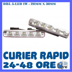 DRL 5-LED 1W - 191mm x 30mm - DAYTIME RUNNING LIGHT - LUMINI DE ZI foto