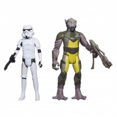 Star Wars Rebels, Garazeb &amp;#039;Zeb&amp;#039; Orrelios &amp;amp; Stormtrooper 10 cm foto