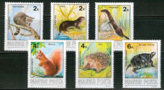 UNGARIA 1986, Fauna, serie neuzata, MNH foto