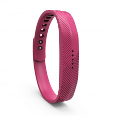 Bratara de rezerva din silicon pentru Fitbit Flex 2, roz inchis foto