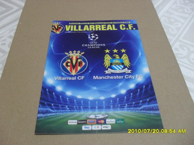 program Villarreal - Manchester City foto