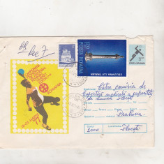 bnk ip Intreg postal 1977 - circulat - CM de handbal feminin