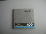 AMPEX Grand Master 499 GOLD Studio, 1100m, 1/2&quot; NAB Alu 26,5cm, cu banda 12mm