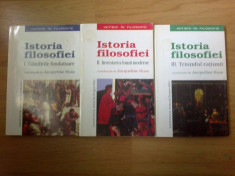 i Jacqueline Russ - Istoria Filosofiei (3 volume) foto