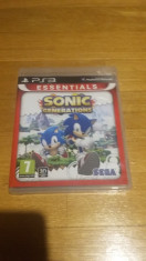 PS3 Sonic Generations essentials / 3D compatibil- joc original by WADDER foto
