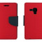 Husa Flip Cover Goospery YFSAMSDUORA My-Fancy rosu / albastru pentru Samsung Galaxy S Duos / Trend