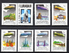 UNGARIA 1981, Dirijabile, Aviatie, serie neuzata, MNH foto