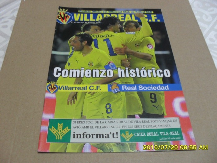 program Villarreal - Real Sociedat