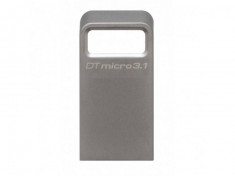 Memorie USB Kingston DataTraveler Micro 64GB USB 3.1/USB 3.0 Metal foto