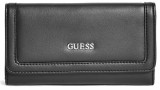 Portofel Dama Guess Tulsa Slim Negru Original Piele Eco Logo 12 Carduri Livrare Rapida