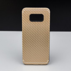 Husa ALU Carbon Samsung Galaxy J3 (2017) Gold foto